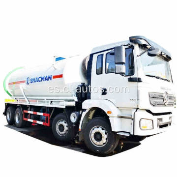 Shacman 8x4 18cbm camión de succión de aguas residuales de aspiración